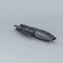 Battlestar Galactica from the new series Free 3D model
