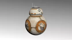 BB-8 Droid Free low-poly  3D model
