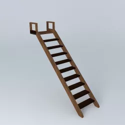 Beach Wall Ladder Free 3D model