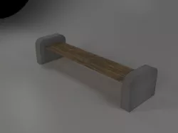 Bench Free 3D model