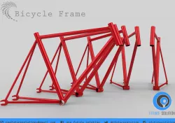 Bicycle Frame Free 3D model