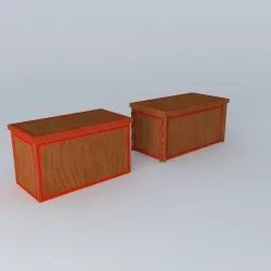 Blanket Chest Free 3D model