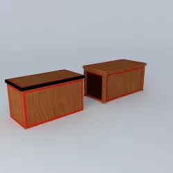 Blanket Chest Free 3D model