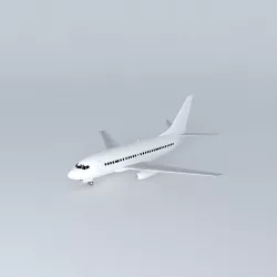 Boeing 737-100 Free 3D model