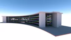 Border building Free 3D model