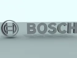 Bosch Logo Free 3D model