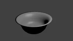 Bowl and Plate Models Free low-poly  3D model