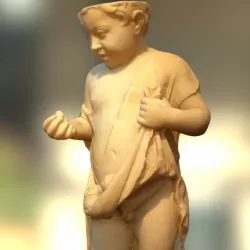 Boy with Pommegrenat Free 3D model