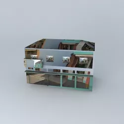 Building of quintino Free 3D model