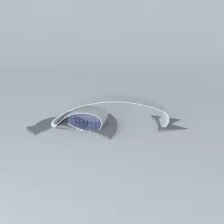 Bus station. Casar de CÃ¡ceres Free 3D model