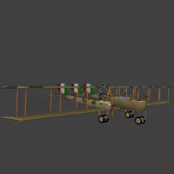 Caproni Ca 3 Free low-poly  3D model