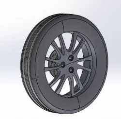car whell Free 3D model