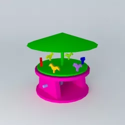 carousel project Free 3D model