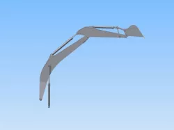CASE CX350B Free 3D model