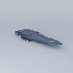 Cassiopeia Frigate Constellation Free 3D model