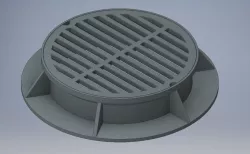 Catch Basin Head Ring Free 3D model