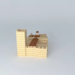 Cathedral of San Juan Bautista Badajoz Free 3D model