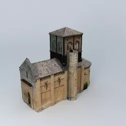Church of San Pedro de Tejada Free 3D model