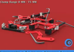 Clamp Range 0 MM - 75 MM Free 3D model