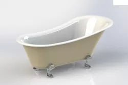 Clawfoot bathtub  Free 3D model