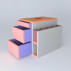 Clicker Caddy Free 3D model