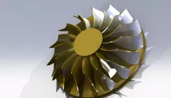 Compressor wheel Free 3D model