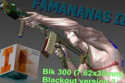 concept design custom 300 blackout blk aac 762x35mm braz in p... Free 3D model