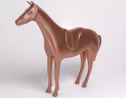 copper horse figurine Free 3D model