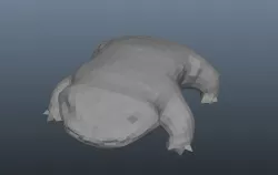 creature base mesh Free 3D model
