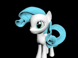 cute Pony Free low-poly  3D model