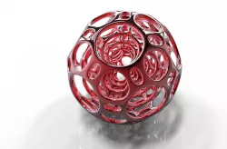 decor bioform sphere Free low-poly  3D model