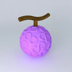 devil fruit Free 3D model