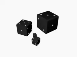 DiceCube Game for Board games Free 3D model
