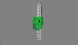 Digital Tasbeeh Digital Row Counter Textured Free low-poly  3D model