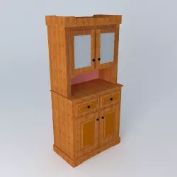 Dining Room Hutch Grandmas Free 3D model