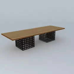 Dining Table Cube Free ETEL Free 3D model