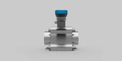 DN40 BW - 3-Piece ball valve NC - Autodesk Inventor Free 3D model