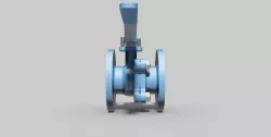 DN40 PN40 - 2-Piece ball valve NC - Autodesk Inventor Free 3D model