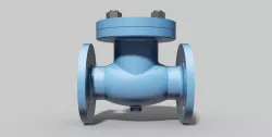 DN40 PN40 - Check valve swing type - Autodesk Inventor Free 3D model