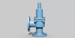 DN40 PN40 - Pressure safety valve vertical - Autodesk Inventor Free 3D model