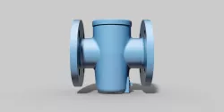 DN50 PN16 - Basket filter - Autodesk Inventor Free 3D model