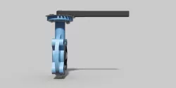DN65 PN16 - Butterfly valve lug type NO - Autodesk Inventor Free 3D model