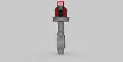 DN65 - PVC Butterfly valve wafer NC - Autodesk Inventor Free 3D model