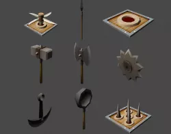 Dungeon Traps Free low-poly  3D model