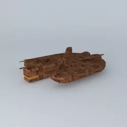 Ebon Hawk II Free 3D model