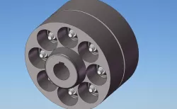Elastic coupling Free 3D model