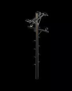 Electric Pole 3D model obj Free low-poly  3D model