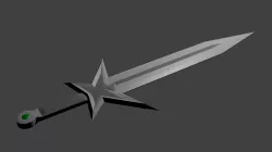 Epic Sword of Zekarbians Free low-poly  3D model