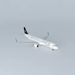Eva Air Airbus A321 211  Star Alliance Special Livery 2013 Free 3D model