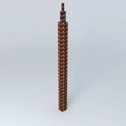 Evil Tower Building Free 3D model